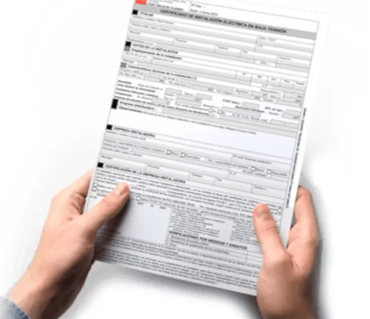 Boletín eléctrico y Certificado CIE - Lampistería Barcelona